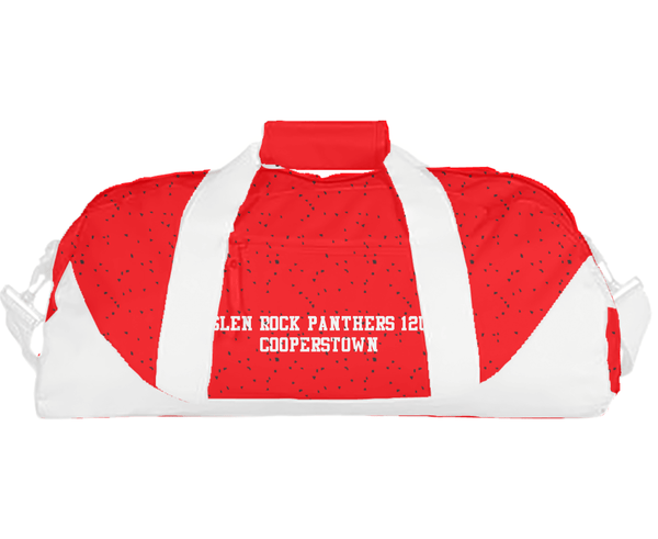 Duffle Bag, Glen Rock Panthers 12U Cooperstown, Baseball, Teamtime, Team time, sublimation, custom sports apparel, team uniforms, spirit wear, spiritwear, sports uniforms, custom shirts, team store, custom team store, fundraiser sports, apparel fundraiser