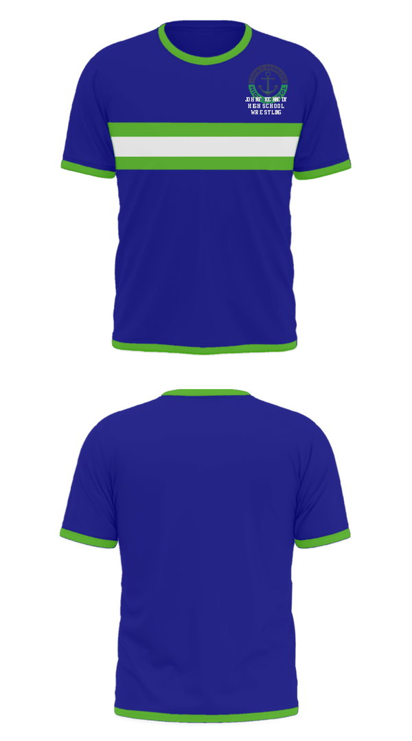 Short Sleeve Performance Shirt, John F Kennedy High School Wrestling, Wrestling, Teamtime, Team time, sublimation, custom sports apparel, team uniforms, spirit wear, spiritwear, sports uniforms, custom shirts, team store, custom team store, fundraiser sports, apparel fundraiser