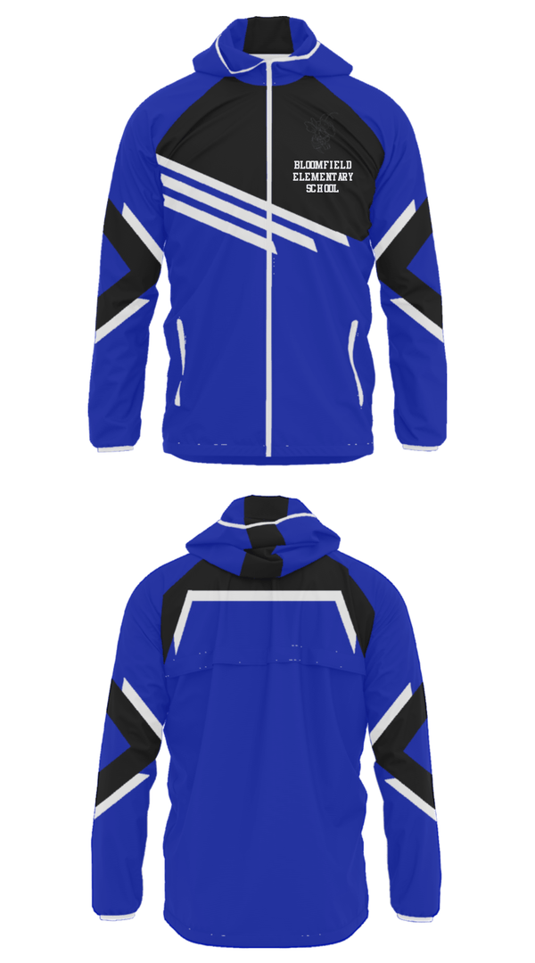 Windbreaker, Bloomfield Elementary School, Spirit Store, Teamtime, Team time, sublimation, custom sports apparel, team uniforms, spirit wear, spiritwear, sports uniforms, custom shirts, team store, custom team store, fundraiser sports, apparel fundraiser