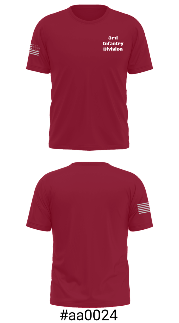 Short Sleeve Performance Shirt, 3rd Infantry Division, , Teamtime, Team time, sublimation, custom sports apparel, team uniforms, spirit wear, spiritwear, sports uniforms, custom shirts, team store, custom team store, fundraiser sports, apparel fundraiser