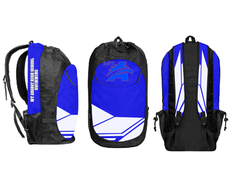 Gear Bag, Mt Ararat High School Swimming, Swimming, Teamtime, Team time, sublimation, custom sports apparel, team uniforms, spirit wear, spiritwear, sports uniforms, custom shirts, team store, custom team store, fundraiser sports, apparel fundraiser