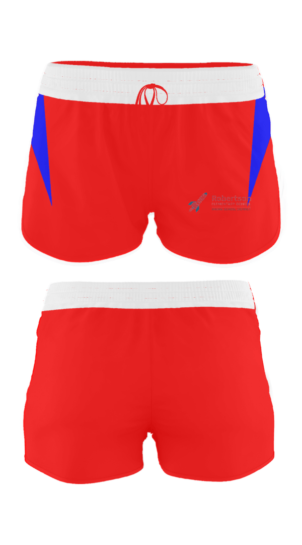 Women's Shorts, Robertson Elementary School, Spirit Store, Teamtime, Team time, sublimation, custom sports apparel, team uniforms, spirit wear, spiritwear, sports uniforms, custom shirts, team store, custom team store, fundraiser sports, apparel fundraiser