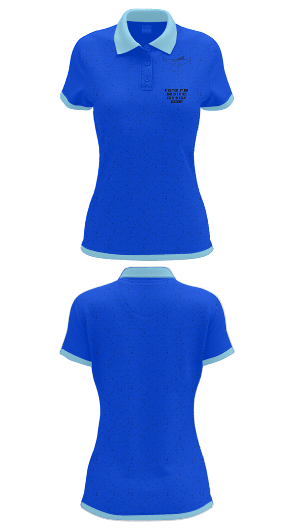 Women's Short Sleeve Performance Polo, Restoration Ministries Christian Academy, , Teamtime, Team time, sublimation, custom sports apparel, team uniforms, spirit wear, spiritwear, sports uniforms, custom shirts, team store, custom team store, fundraiser sports, apparel fundraiser