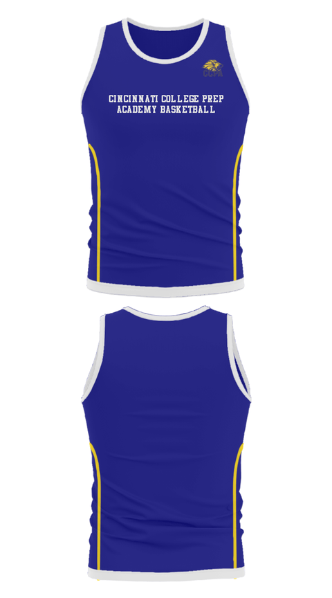 Tank Top, Cincinnati College Prep Academy Basketball, Women's Basketball, Teamtime, Team time, sublimation, custom sports apparel, team uniforms, spirit wear, spiritwear, sports uniforms, custom shirts, team store, custom team store, fundraiser sports, apparel fundraiser