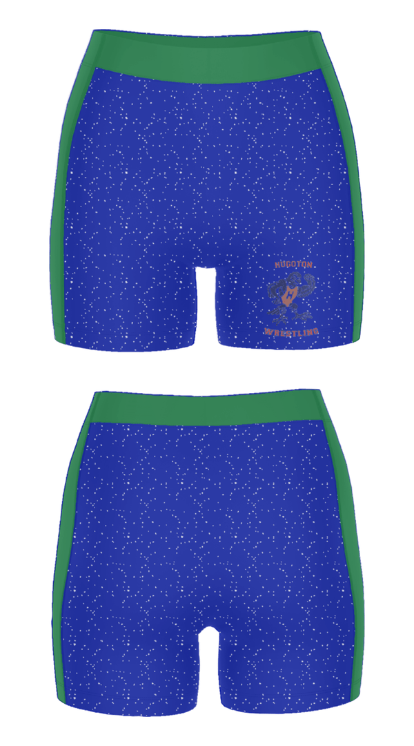 Women's Compression Shorts, Hugoton Wrestling Club, Wrestling, Teamtime, Team time, sublimation, custom sports apparel, team uniforms, spirit wear, spiritwear, sports uniforms, custom shirts, team store, custom team store, fundraiser sports, apparel fundraiser
