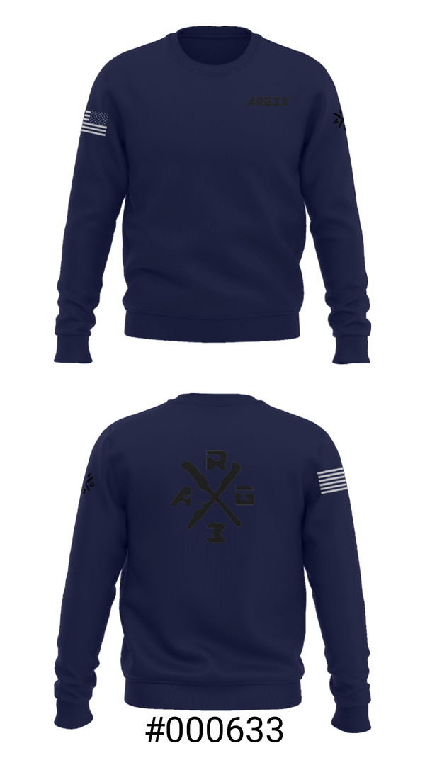 Crew Neck Sweatshirt, ARG3X®️, , Teamtime, Team time, sublimation, custom sports apparel, team uniforms, spirit wear, spiritwear, sports uniforms, custom shirts, team store, custom team store, fundraiser sports, apparel fundraiser