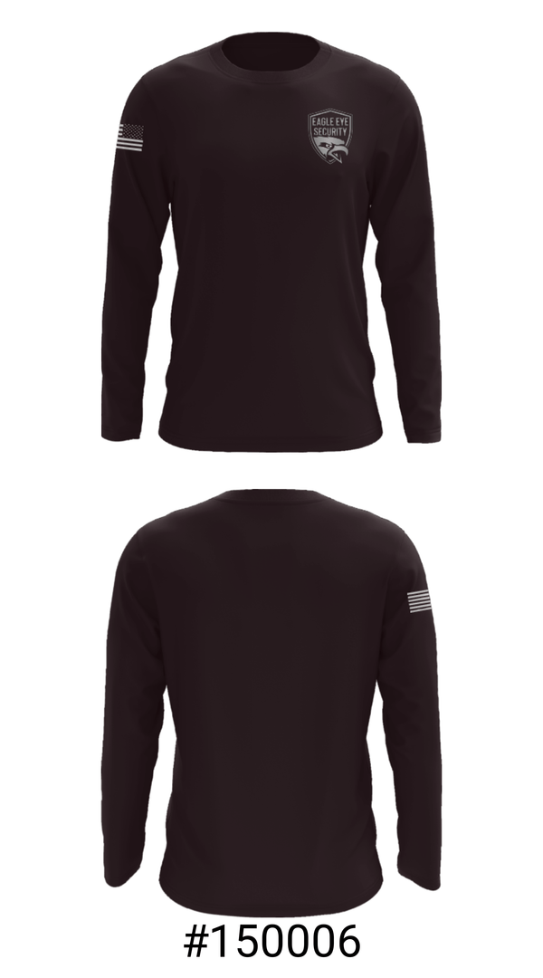 Long Sleeve Performance Shirt, Eagle Eye Security, , Teamtime, Team time, sublimation, custom sports apparel, team uniforms, spirit wear, spiritwear, sports uniforms, custom shirts, team store, custom team store, fundraiser sports, apparel fundraiser