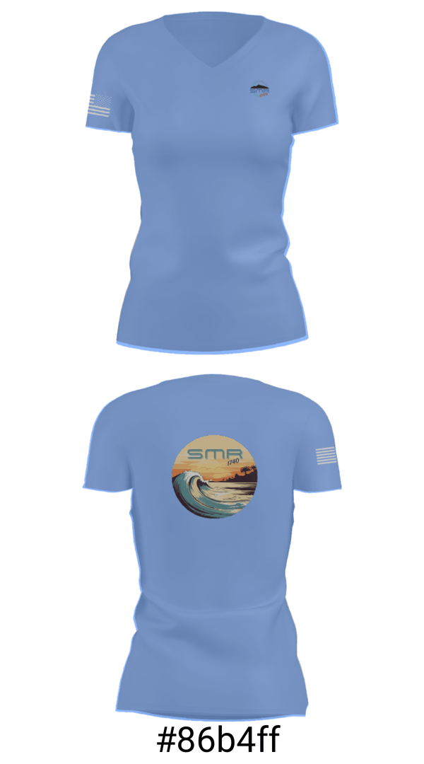 Women's Short Sleeve Vneck Shirt, SMR -1740, Football, Teamtime, Team time, sublimation, custom sports apparel, team uniforms, spirit wear, spiritwear, sports uniforms, custom shirts, team store, custom team store, fundraiser sports, apparel fundraiser