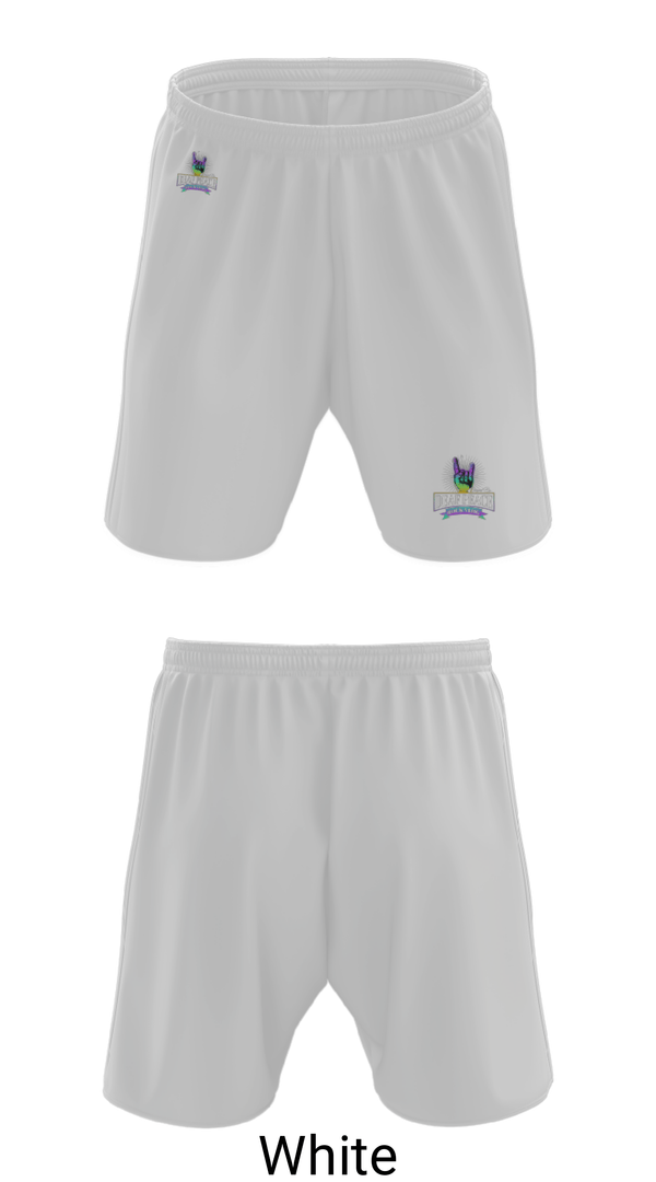 Athletic Shorts With Pockets, DeafPeaceRockVlog, , Teamtime, Team time, sublimation, custom sports apparel, team uniforms, spirit wear, spiritwear, sports uniforms, custom shirts, team store, custom team store, fundraiser sports, apparel fundraiser