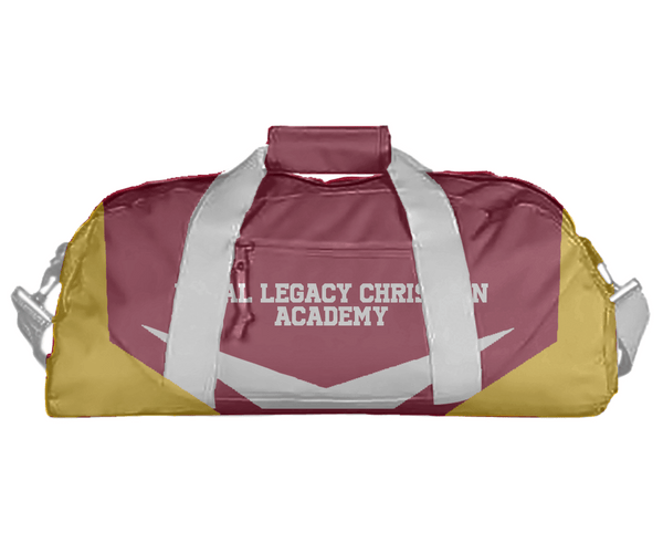 Duffle Bag, Royal Legacy Christian Academy, Spirit Store, Teamtime, Team time, sublimation, custom sports apparel, team uniforms, spirit wear, spiritwear, sports uniforms, custom shirts, team store, custom team store, fundraiser sports, apparel fundraiser