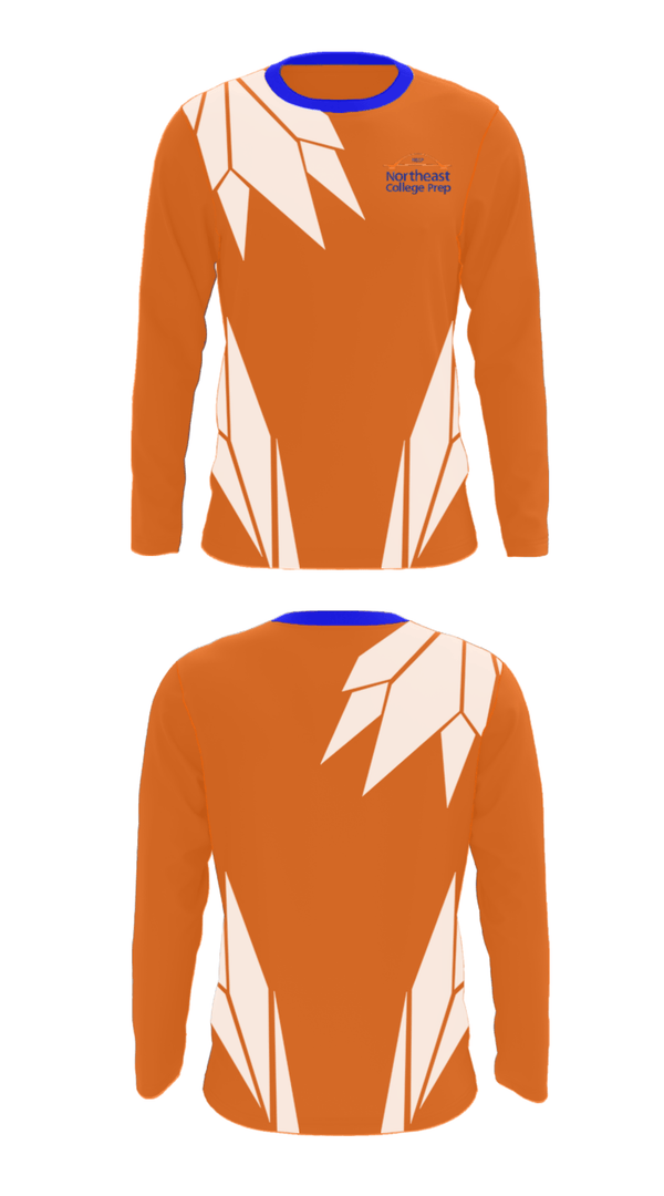 Long Sleeve Performance Shirt, Northeast College Preparatory Charter School, Spirit Store, Teamtime, Team time, sublimation, custom sports apparel, team uniforms, spirit wear, spiritwear, sports uniforms, custom shirts, team store, custom team store, fundraiser sports, apparel fundraiser