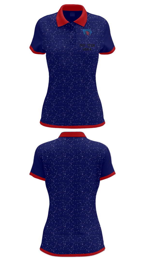 Women's Short Sleeve Performance Polo, Top Tier Iowa, Baseball, Teamtime, Team time, sublimation, custom sports apparel, team uniforms, spirit wear, spiritwear, sports uniforms, custom shirts, team store, custom team store, fundraiser sports, apparel fundraiser