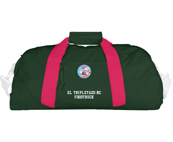 Duffle Bag, El Tripletazo NC foodtruck, , Teamtime, Team time, sublimation, custom sports apparel, team uniforms, spirit wear, spiritwear, sports uniforms, custom shirts, team store, custom team store, fundraiser sports, apparel fundraiser
