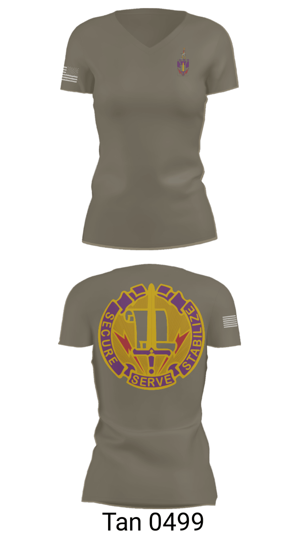 Women's Short Sleeve Vneck Shirt, 405th Civil Affairs Battalion, Army, Teamtime, Team time, sublimation, custom sports apparel, team uniforms, spirit wear, spiritwear, sports uniforms, custom shirts, team store, custom team store, fundraiser sports, apparel fundraiser