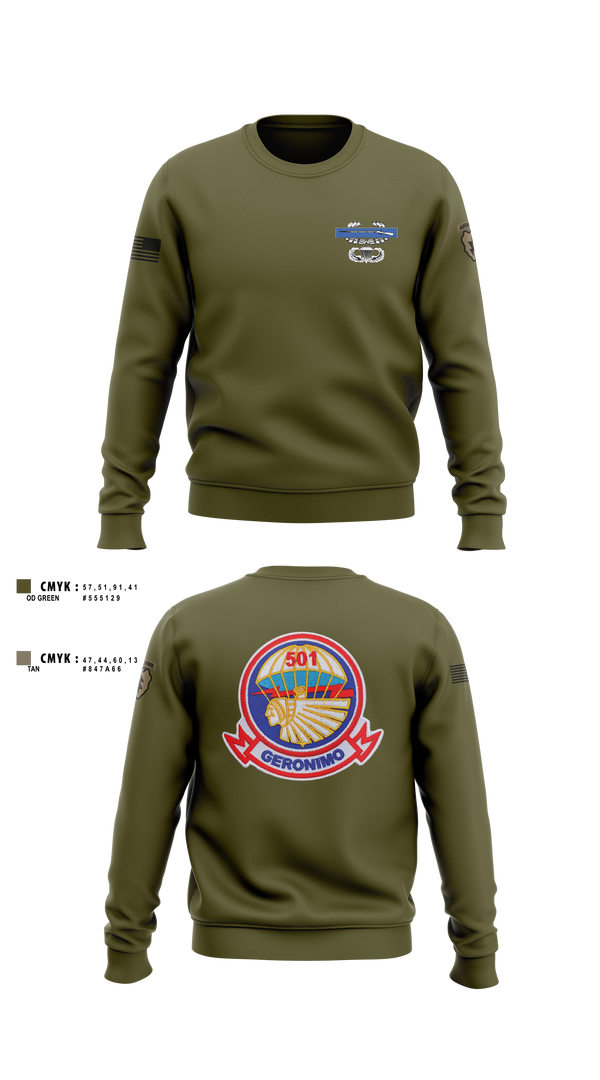 Crew Neck Sweatshirt, 1-501st, , Teamtime, Team time, sublimation, custom sports apparel, team uniforms, spirit wear, spiritwear, sports uniforms, custom shirts, team store, custom team store, fundraiser sports, apparel fundraiser