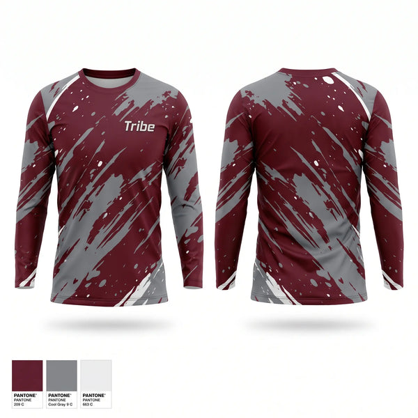 Long Sleeve Performance Shirt, Tribe, Baseball, Teamtime, Team time, sublimation, custom sports apparel, team uniforms, spirit wear, spiritwear, sports uniforms, custom shirts, team store, custom team store, fundraiser sports, apparel fundraiser