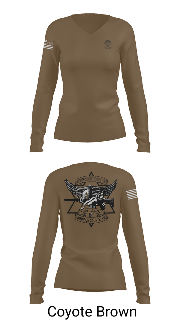 Womens Long Sleeve Vneck Shirt, sert, , Teamtime, Team time, sublimation, custom sports apparel, team uniforms, spirit wear, spiritwear, sports uniforms, custom shirts, team store, custom team store, fundraiser sports, apparel fundraiser