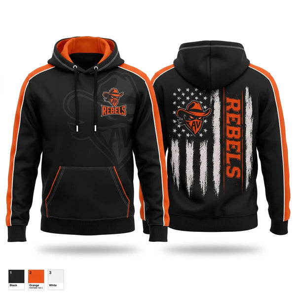 Hoodie, AV Rebels, , Teamtime, Team time, sublimation, custom sports apparel, team uniforms, spirit wear, spiritwear, sports uniforms, custom shirts, team store, custom team store, fundraiser sports, apparel fundraiser