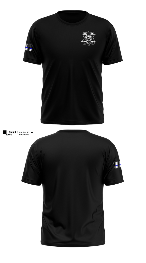 Old School Cotton Feel Shirt, Albany County Sheriff, Police, Teamtime, Team time, sublimation, custom sports apparel, team uniforms, spirit wear, spiritwear, sports uniforms, custom shirts, team store, custom team store, fundraiser sports, apparel fundraiser