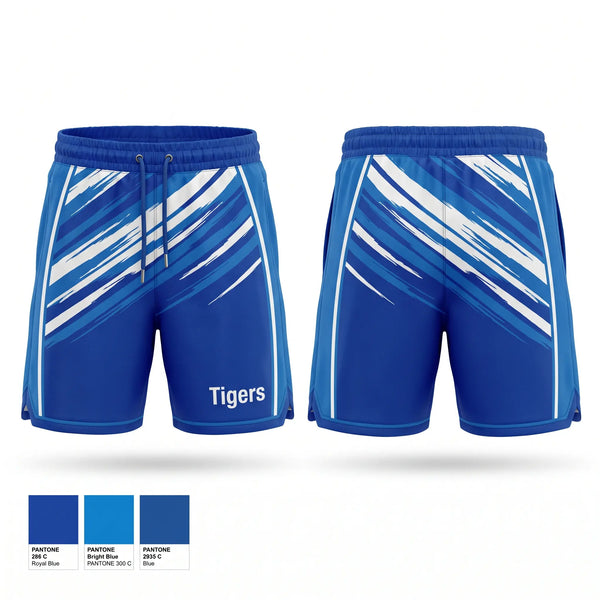 Athletic Shorts With Pockets, Tigers, Wrestling, Teamtime, Team time, sublimation, custom sports apparel, team uniforms, spirit wear, spiritwear, sports uniforms, custom shirts, team store, custom team store, fundraiser sports, apparel fundraiser