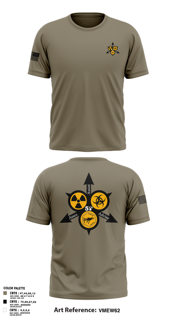 Old School Cotton Feel Shirt, 51st WMD-CST, , Teamtime, Team time, sublimation, custom sports apparel, team uniforms, spirit wear, spiritwear, sports uniforms, custom shirts, team store, custom team store, fundraiser sports, apparel fundraiser