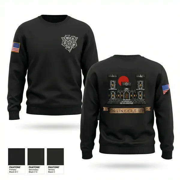 Crew Neck Sweatshirt, 100th MRBC, Army, Teamtime, Team time, sublimation, custom sports apparel, team uniforms, spirit wear, spiritwear, sports uniforms, custom shirts, team store, custom team store, fundraiser sports, apparel fundraiser