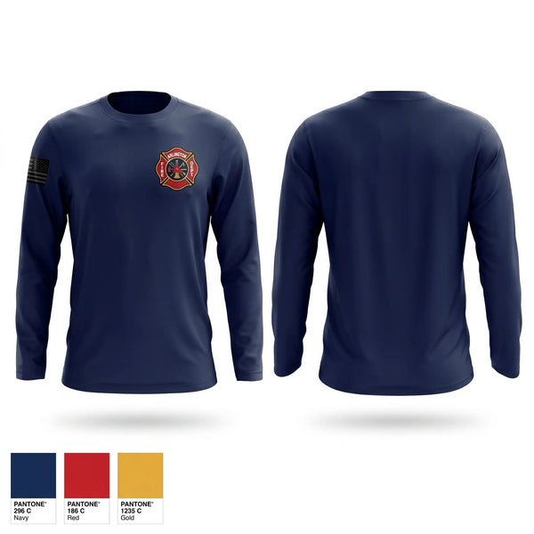 Long Sleeve Performance Shirt, Jake, Fire Department, Teamtime, Team time, sublimation, custom sports apparel, team uniforms, spirit wear, spiritwear, sports uniforms, custom shirts, team store, custom team store, fundraiser sports, apparel fundraiser