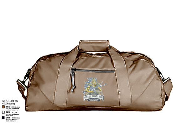 Duffle Bag, Central Illinois Army Recruiting Company, , Teamtime, Team time, sublimation, custom sports apparel, team uniforms, spirit wear, spiritwear, sports uniforms, custom shirts, team store, custom team store, fundraiser sports, apparel fundraiser
