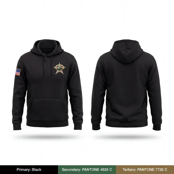 Hoodie, Starke County Sheriff's Office, Police, Teamtime, Team time, sublimation, custom sports apparel, team uniforms, spirit wear, spiritwear, sports uniforms, custom shirts, team store, custom team store, fundraiser sports, apparel fundraiser