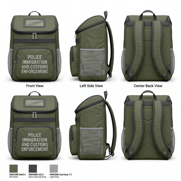 Gear Bag, Police - immigration and customs enforcement, Police, Teamtime, Team time, sublimation, custom sports apparel, team uniforms, spirit wear, spiritwear, sports uniforms, custom shirts, team store, custom team store, fundraiser sports, apparel fundraiser