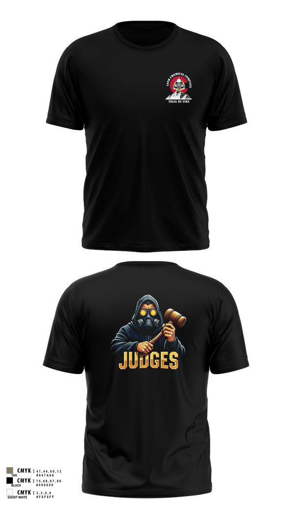 Short Sleeve Performance Shirt, 1st Platoon Judges, 10th Chemical Company, Army, Teamtime, Team time, sublimation, custom sports apparel, team uniforms, spirit wear, spiritwear, sports uniforms, custom shirts, team store, custom team store, fundraiser sports, apparel fundraiser