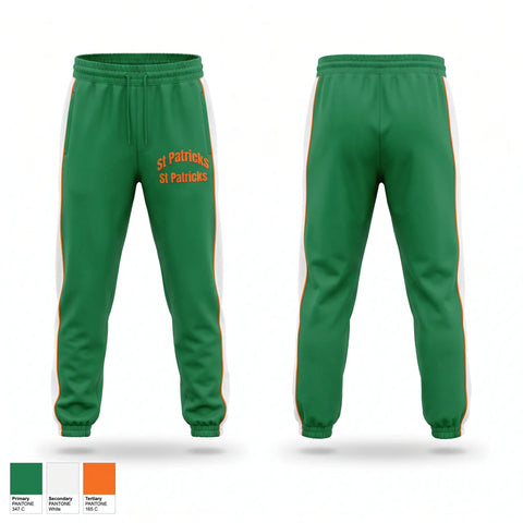 Sweatpants, St. Patrick’s, Men's Basketball, Teamtime, Team time, sublimation, custom sports apparel, team uniforms, spirit wear, spiritwear, sports uniforms, custom shirts, team store, custom team store, fundraiser sports, apparel fundraiser