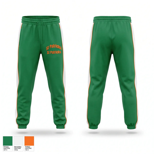 Sweatpants, St. Patrick’s, Men's Basketball, Teamtime, Team time, sublimation, custom sports apparel, team uniforms, spirit wear, spiritwear, sports uniforms, custom shirts, team store, custom team store, fundraiser sports, apparel fundraiser