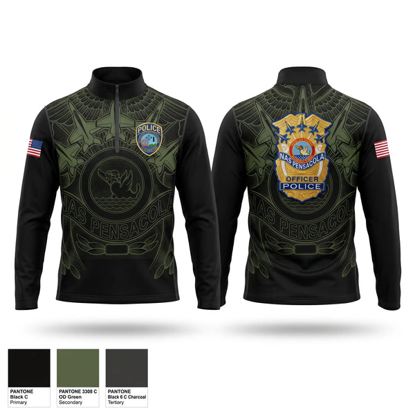 Windbreaker, NAS Pensacola Police / Security Forces, Navy, Teamtime, Team time, sublimation, custom sports apparel, team uniforms, spirit wear, spiritwear, sports uniforms, custom shirts, team store, custom team store, fundraiser sports, apparel fundraiser