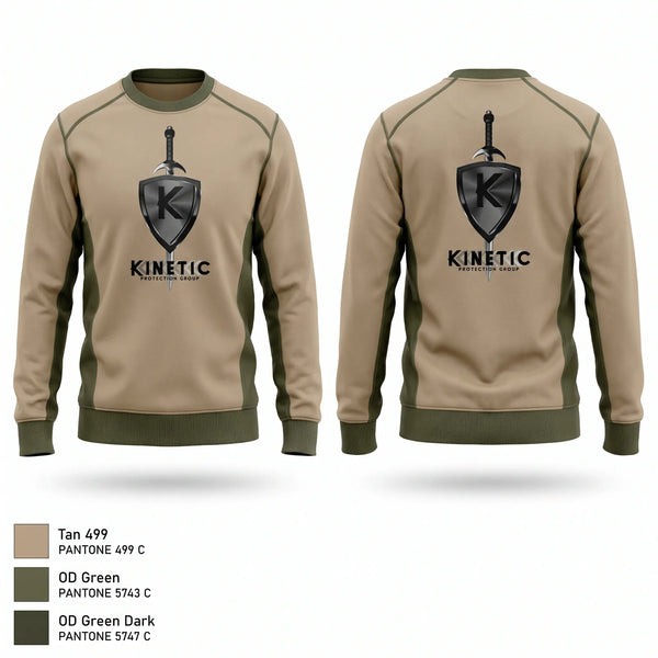 Crew Neck Sweatshirt, Kinetic Protection Group, , Teamtime, Team time, sublimation, custom sports apparel, team uniforms, spirit wear, spiritwear, sports uniforms, custom shirts, team store, custom team store, fundraiser sports, apparel fundraiser