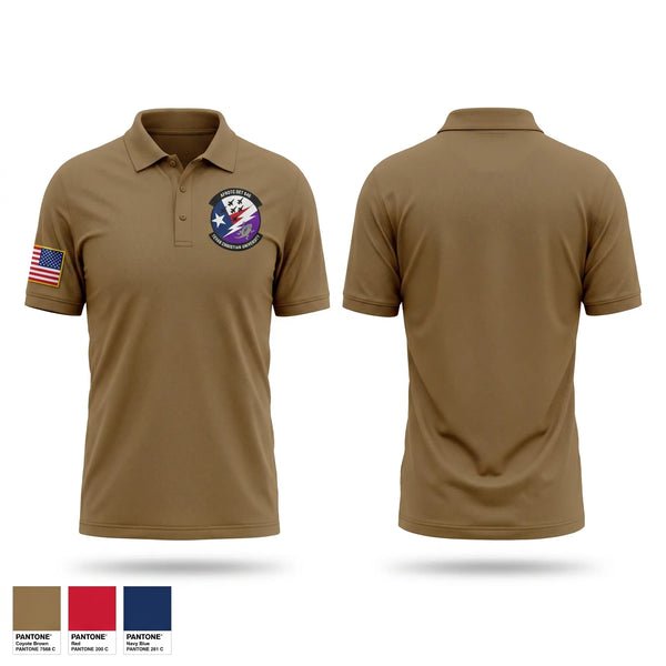 Short Sleeve Performance Polo, Detachment 845, Air Force, Teamtime, Team time, sublimation, custom sports apparel, team uniforms, spirit wear, spiritwear, sports uniforms, custom shirts, team store, custom team store, fundraiser sports, apparel fundraiser
