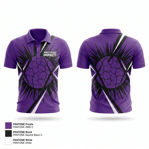 Short Sleeve Performance Polo, Northeast Impact, Softball, Teamtime, Team time, sublimation, custom sports apparel, team uniforms, spirit wear, spiritwear, sports uniforms, custom shirts, team store, custom team store, fundraiser sports, apparel fundraiser
