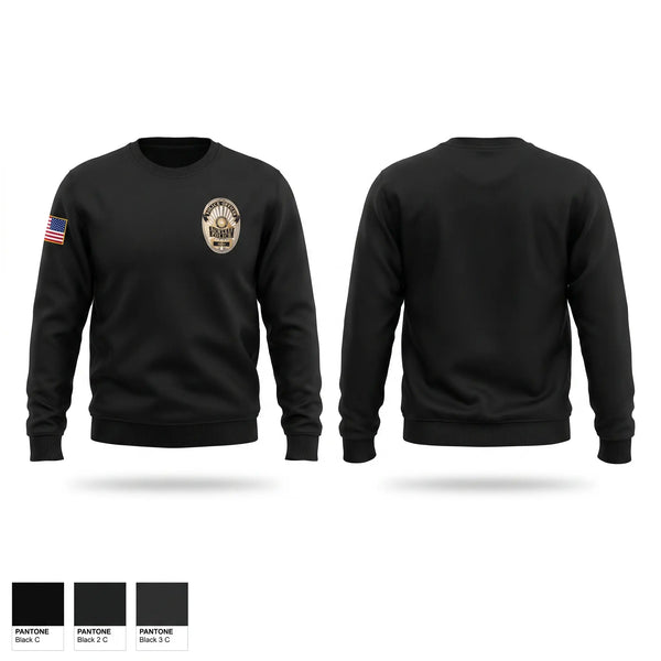 Crew Neck Sweatshirt, Rowlett Police Department, Police, Teamtime, Team time, sublimation, custom sports apparel, team uniforms, spirit wear, spiritwear, sports uniforms, custom shirts, team store, custom team store, fundraiser sports, apparel fundraiser