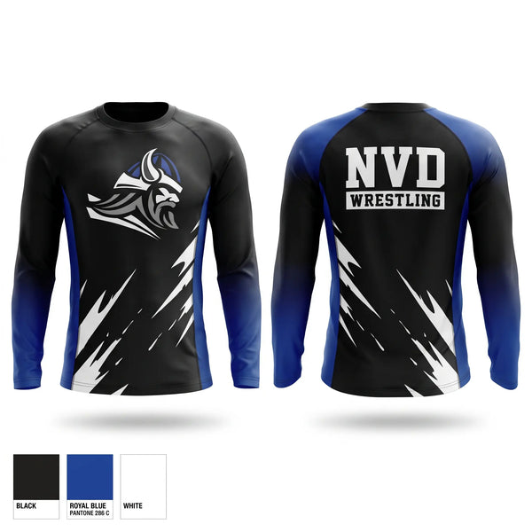Long Sleeve Performance Shirt, Demarest, Wrestling, Teamtime, Team time, sublimation, custom sports apparel, team uniforms, spirit wear, spiritwear, sports uniforms, custom shirts, team store, custom team store, fundraiser sports, apparel fundraiser