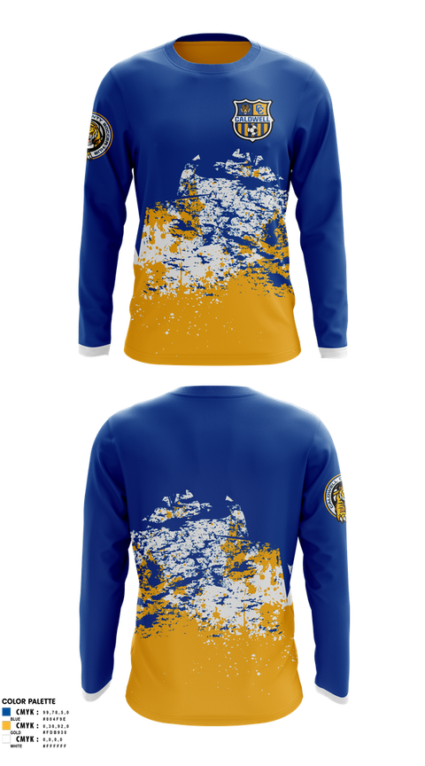 Long Sleeve Performance Shirt, Caldwell County Soccer, Men's Soccer, Teamtime, Team time, sublimation, custom sports apparel, team uniforms, spirit wear, spiritwear, sports uniforms, custom shirts, team store, custom team store, fundraiser sports, apparel fundraiser