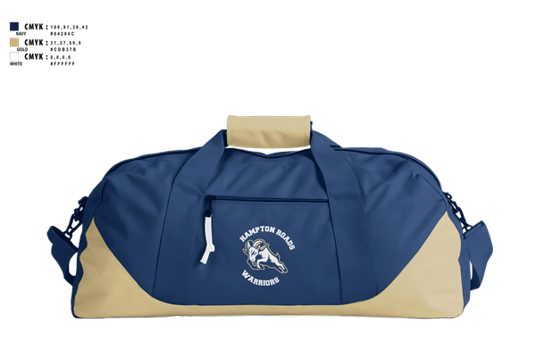 Duffle Bag, Hampton Roads Warriors, , Teamtime, Team time, sublimation, custom sports apparel, team uniforms, spirit wear, spiritwear, sports uniforms, custom shirts, team store, custom team store, fundraiser sports, apparel fundraiser