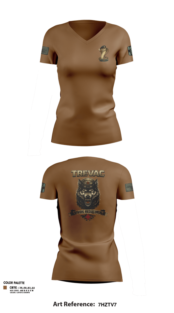 Womens Short Sleeve Vneck Shirt, 566th MCAS TREVAC, Army, Teamtime, Team time, sublimation, custom sports apparel, team uniforms, spirit wear, spiritwear, sports uniforms, custom shirts, team store, custom team store, fundraiser sports, apparel fundraiser