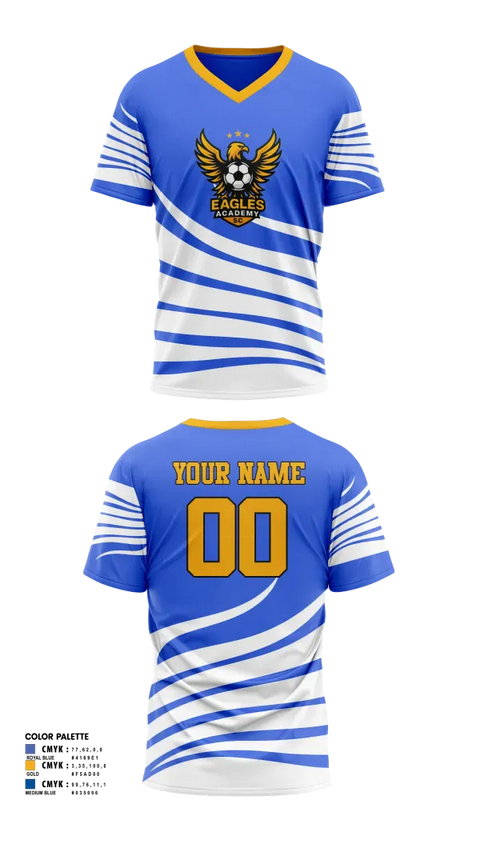 Mens Soccer Jersey, Eagles Academy SC, Men's Soccer, Teamtime, Team time, sublimation, custom sports apparel, team uniforms, spirit wear, spiritwear, sports uniforms, custom shirts, team store, custom team store, fundraiser sports, apparel fundraiser