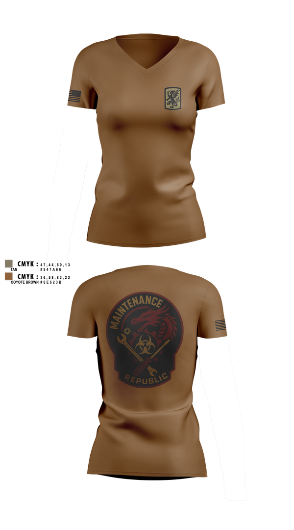 Womens Short Sleeve Vneck Shirt, 411Th CBRN, Army, Teamtime, Team time, sublimation, custom sports apparel, team uniforms, spirit wear, spiritwear, sports uniforms, custom shirts, team store, custom team store, fundraiser sports, apparel fundraiser