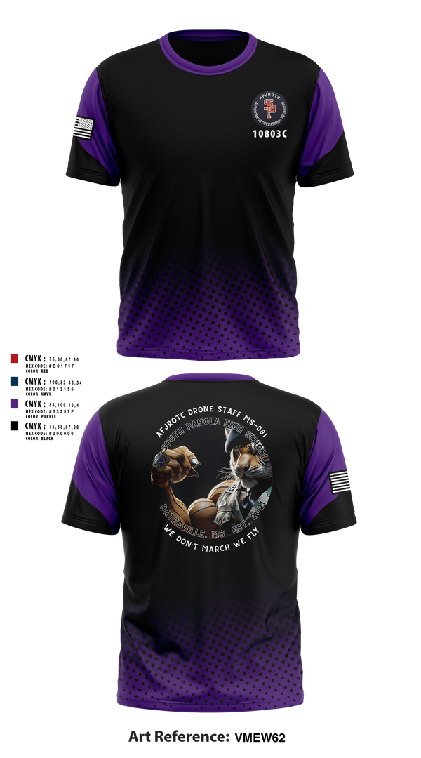 Short Sleeve Performance Shirt, AFJROTC MS-081 DRONE TEAM, , Teamtime, Team time, sublimation, custom sports apparel, team uniforms, spirit wear, spiritwear, sports uniforms, custom shirts, team store, custom team store, fundraiser sports, apparel fundraiser