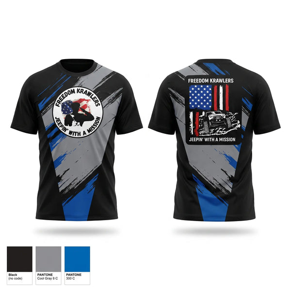 Short Sleeve Performance Shirt, Freedom Krawlers, , Teamtime, Team time, sublimation, custom sports apparel, team uniforms, spirit wear, spiritwear, sports uniforms, custom shirts, team store, custom team store, fundraiser sports, apparel fundraiser