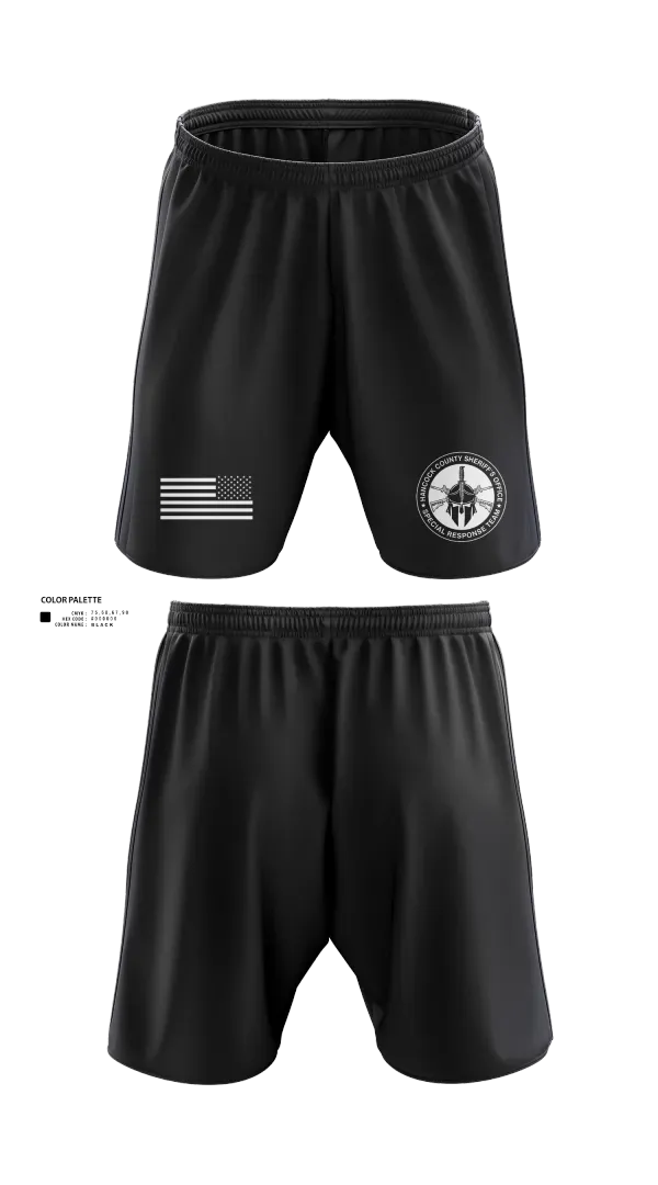 Athletic Shorts With Pockets, Hancock County Special Response Team, Police, Teamtime, Team time, sublimation, custom sports apparel, team uniforms, spirit wear, spiritwear, sports uniforms, custom shirts, team store, custom team store, fundraiser sports, apparel fundraiser