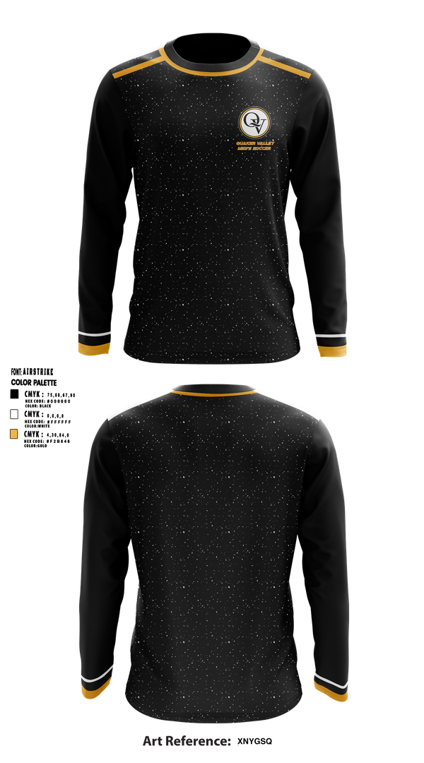 Long Sleeve Performance Shirt, Quaker Valley Middle School Soccer, Men's Soccer, Teamtime, Team time, sublimation, custom sports apparel, team uniforms, spirit wear, spiritwear, sports uniforms, custom shirts, team store, custom team store, fundraiser sports, apparel fundraiser