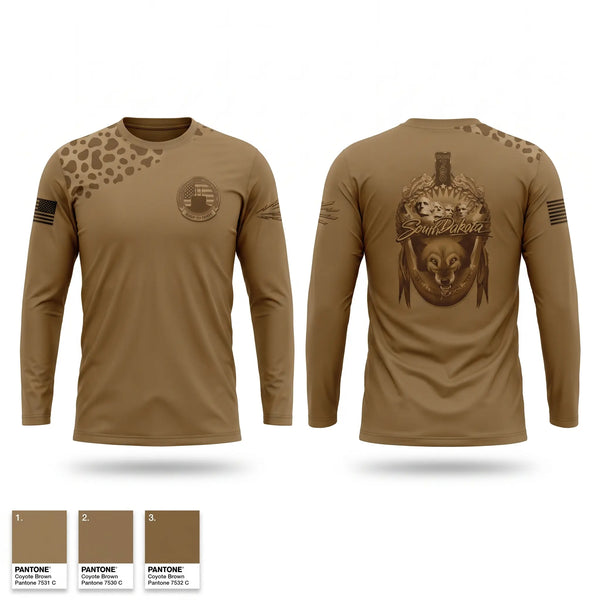 Long Sleeve Performance Shirt, USS SOUTH DAKOTA, Navy, Teamtime, Team time, sublimation, custom sports apparel, team uniforms, spirit wear, spiritwear, sports uniforms, custom shirts, team store, custom team store, fundraiser sports, apparel fundraiser