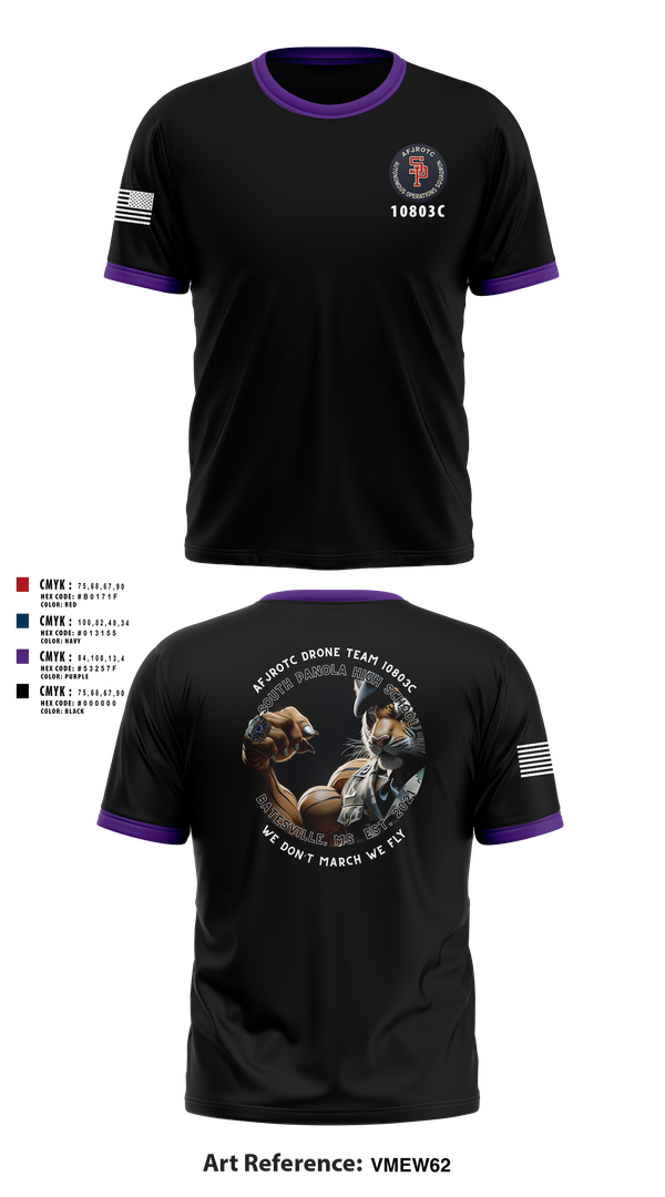 Short Sleeve Performance Shirt, AFJROTC MS-081 DRONE TEAM, , Teamtime, Team time, sublimation, custom sports apparel, team uniforms, spirit wear, spiritwear, sports uniforms, custom shirts, team store, custom team store, fundraiser sports, apparel fundraiser